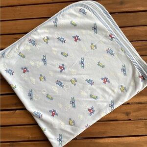 Kissy Kissy Airplane Print Baby Blanket